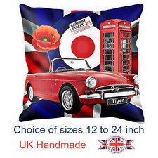 Car Art Sunbeam Tiger Cushion