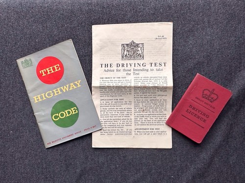 Vintage driving memorabilia - vintage,