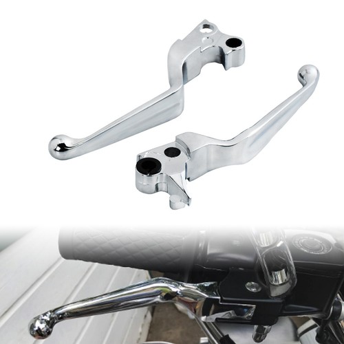 Chrome brake clutch levers fit - brake,