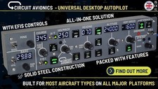 Universal Autopilot MCP with EFIS Controls - Professional Flight Sim Hardware