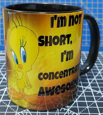 Tweety Pie Mug I’m Not Short I’m Concentrated Awesome Looney Tunes Cup