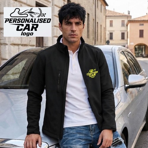 Custom racing softshell jacket - custom,