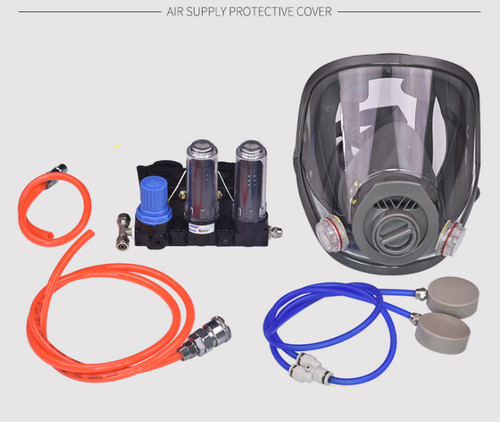 Full face gas mask - full, flow