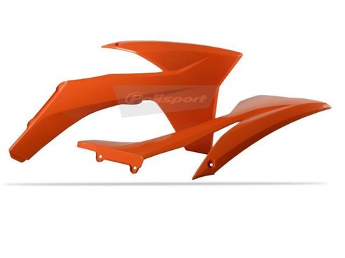 Ktm radiator scoops shrouds - scoops, sx