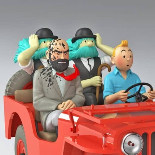 Tintin figurine red - figurine, willys