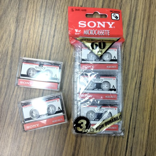 Sony microcassette tapes - microcassette, 5