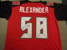 KWON ALEXANDER AUTOGRAPHED SIGNED TAMPA BAY BUCCANEERS JERSEY JSA WITNESSED COA