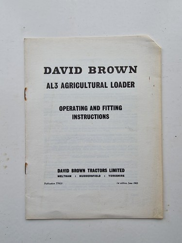 David brown al3 loader - brown,