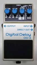 BOSS DD-3 Digital Delay Guitar Effect Pedal MIJ 1986 #375 Early Model DHL or EMS