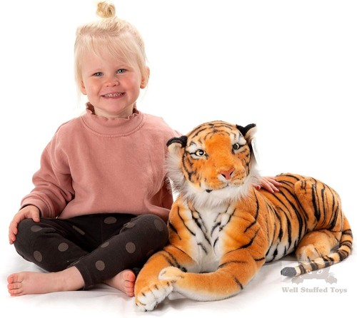 Extra large brown tiger plush - extra,