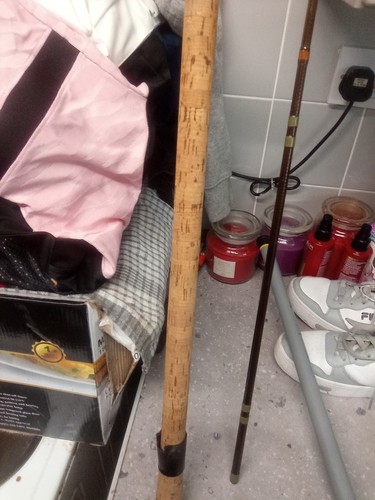 Tri castor fishing rod with - castor,