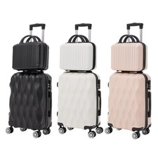 2Pcs ABS Hard Shell Suitcase