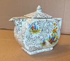 CHINTZ SHELTON EMPIRE WARE TEAPOT, 1930s, SUNFLOWERS, GOOD CONDITION