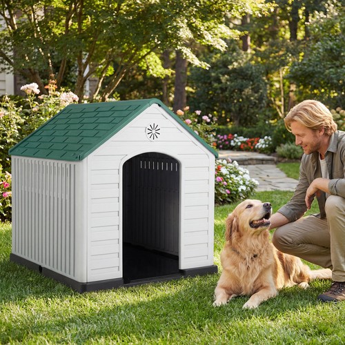 Large plastic dog house - dog,