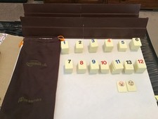 Pressman MINI Rummikub Tile Game 100/106 tiles, 4 boards, Travel Bag