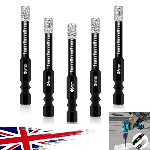 5pcs 6mm dry diamond - dry, drill