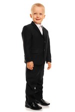 Black 5 Piece Boy Suits Boys