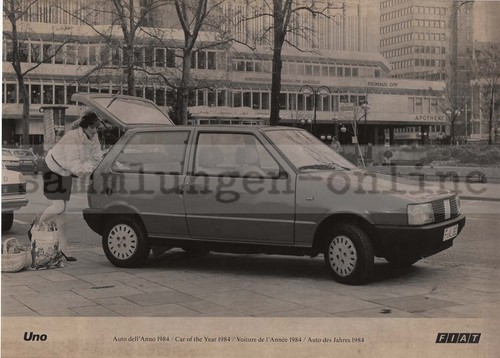 Fiat uno car the - sx, year