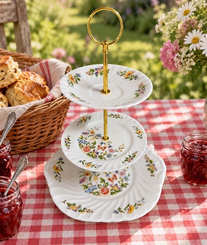 Aynsley cottage garden tier - cottage,