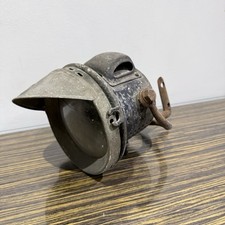 Antique Early 1900s British Acetylene Lamp – Lucas Style Brass/Steel Cycle Lamp