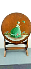 Vintage Round Crinoline Lady