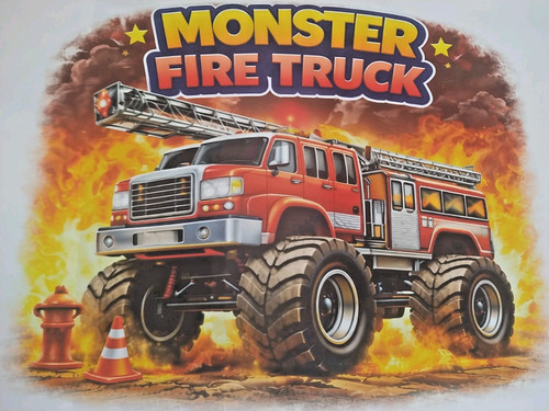 Monster trucks fire truck - monster,