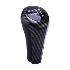 6 Speed Carbon Fibre Gear Knob Shifter For BMW 1 Series E81 E82 E87 E88 F20 F21