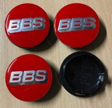 4 pcs BBS Alloy Wheel Center Cap Hub New Centre Caps 65mm Red Silver