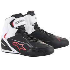 Alpinestars Faster-3 Motorcycle Motorbike  Boots Black White Red