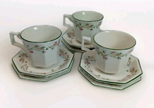 ETERNAL BEAU x 3 Johnson Brothers  Tea Trios Large Cup, Saucer & Side Plate  Y2