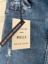 River Island Molly ladies denim jegging jeans, short length never worn