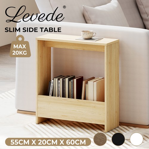 Levede slim side table storage - levede,