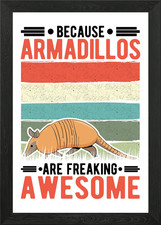 Armadillo Gift Framed Wall Art
