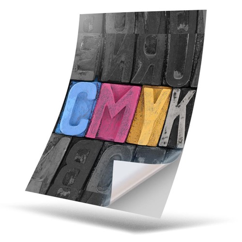 Vinyl sticker cmyk - sticker,