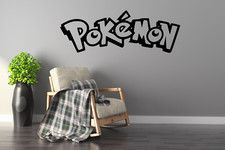 Pokemon Logo Vinyl Wall Art Decal Sticker Home Decor Crafts FI42