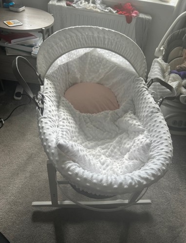 Moses basket only used - moses,