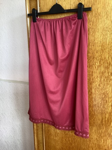 Vintage ladies red half - vintage, slip
