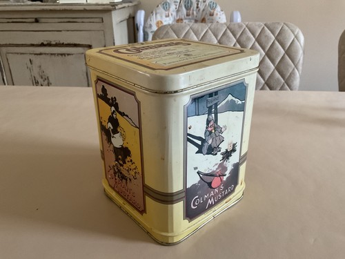 Vintage colmans mustard tin - colmans,