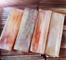 1PC Natural Sheep Horns Bloody Horns White Knife Blanks Scales Handle Material