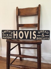 Hovis Sign Vintage Antique Style Wooden Kitchen Bread Bakery Old Cafe Baking