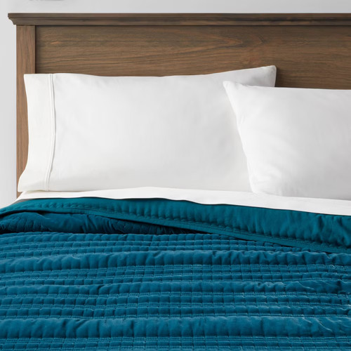 King lofty velvet quilt dark - lofty,