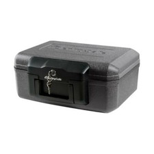 Fireproof Sentry Box Key Lock Important Document Money Safety Storage Chest Box