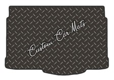 CUSTOM FIT VAUXHALL CORSA D CAR BOOT MAT IN RUBBER FROM 2007 TO 2014