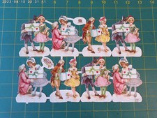 Raphael Tuck & Sons ltd Die cut scraps sweethearts and presents