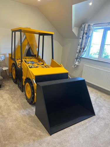 Kids digger bed - bed, jcb