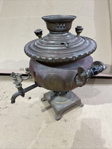 Antique copper samovar 1883 - copper,