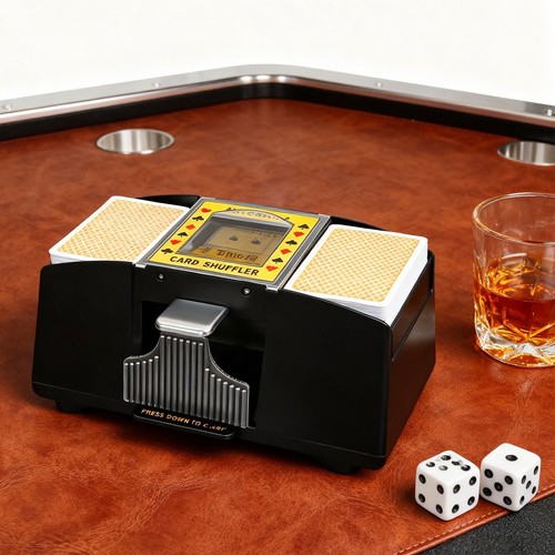 Automatic deck card shuffler - automatic,