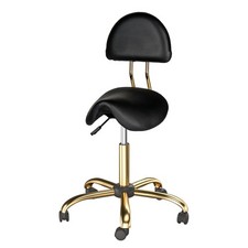 Saddle stool with - saddle,