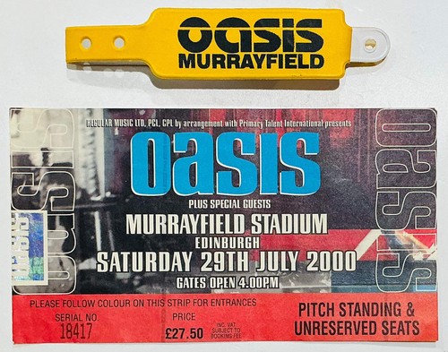 Oasis original used concert - oasis,
