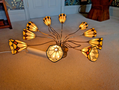 Tiffany style stained - tiffany, glass
